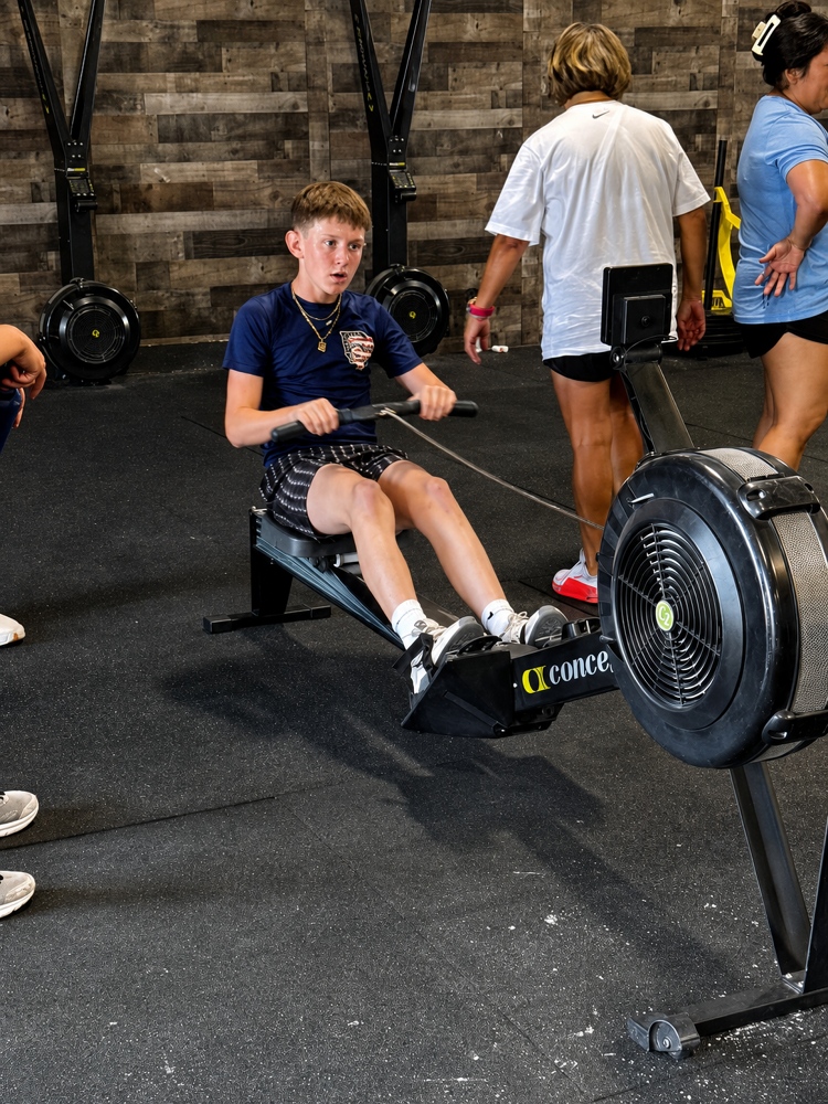 Youth athlete training at CrossFit Salvo