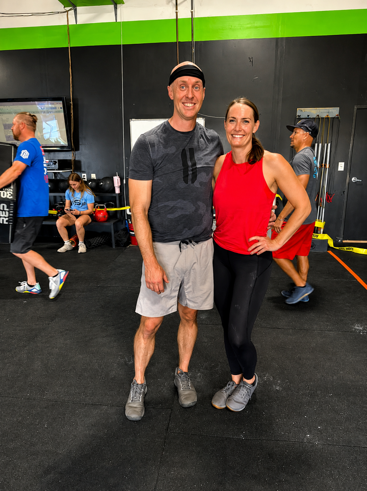 CrossFit Salvo members training in a coached class