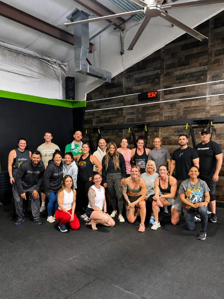 Athlete training with a CrossFit Salvo coach